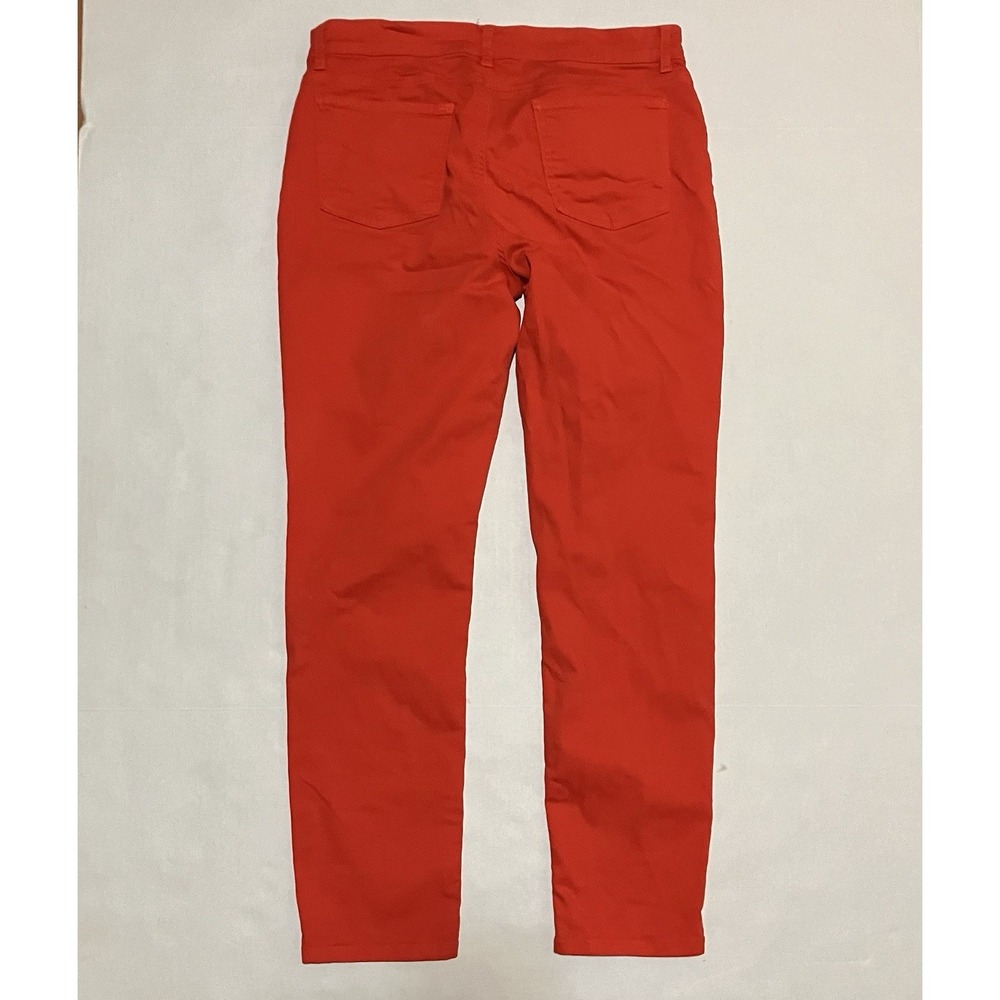 Eileen Fisher Jeans Womens‎ Size 8 X 28 Bright Red Stretch Slim Skinny - Picture 6 of 6